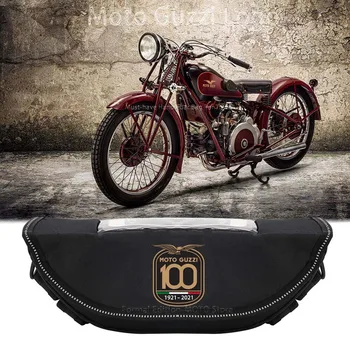 Dėl Moto Guzzi Retro minėjimas Motociklo aksesuaras Vandeniui Ir Dulkėms Rankenos Laikymo Krepšys navigacijos krepšys