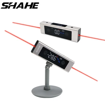 SHAHE 2 In 1 Lazerio Lygio Skaitmeninio Inclinometer Lazerio Matlankis Kampas Valdovas Tipas-C Įkrovimo Lazeriniai Matavimo Įrankis