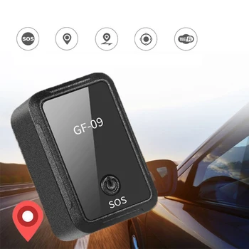 GF 09 Magnetiniai Mini Automobilių Tracker GPS Realaus Laiko Stebėjimo Kreipiamojo Prietaiso Magnetinis GPS Seklys Realiu laiku Transporto priemonės Locator