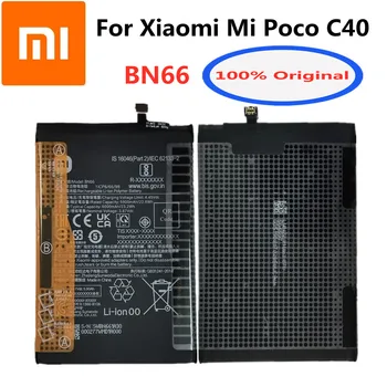 Naujas Xiao mi 100% Originalus 6000mAh BN66 Baterija Xiaomi Mi POCO C40 Mobiliojo Telefono Pakeitimo Baterijas + Remonto Įrankių Rinkiniai