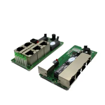 aukštos kokybės mini pigiai 5 port switch module manufaturer bendrovė PCB valdybos 5 prievadų ethernet tinklo jungikliai modulis