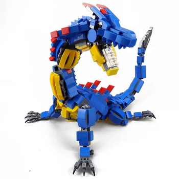 Didelis Drakonas Blokai Žaislai Vaikams 63CM Dinozaurų Anime Veiksmų Skaičius, Modelis Statyti Žaislas, Vaikų Kambario Apdailos Plytos
