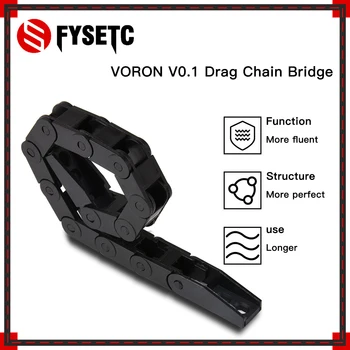 Atidaryti Vilkite Chain Bridge Tipo 10x11mm L1m Kabelis, laikiklis Su Galuose CNC 3D Spausdintuvas Varnas 0.1