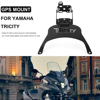 Už Yamaha Energijos ENERGIJOS Aukštos kokybės metalo Laikiklis Prijungti Išmanųjį telefoną, GPS Laikiklis Juodas Naujas Motociklo Priedai
