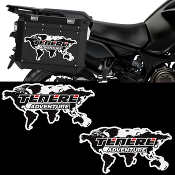 1200XT Priedai Motociklo 3D Bakas Padas YAMAHA NUOTYKIŲ TURISTINIS TENERE XT1200Z SUPER 700 Bagažo Aliuminio Lipdukas