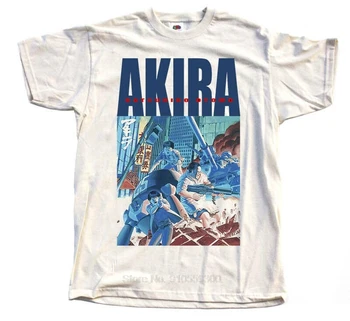 Akira 1988 Gamtos T-Shirt V7 Manga K. Otomo Tokijo 100% Medvilnė, Dydžiai S 5Xl Medvilnės Marškinėlius Vyrų Vasaros Mados T-shirt Euro Dydis
