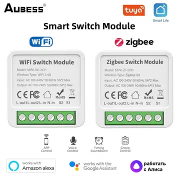 Tuya WiFi Zigbee Smart Switch Module, Smart Gyvenimo APP 
