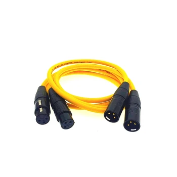 HIFI XLR vyrų ir moterų garso kabelis maišytuvas profesinės kondensatoriaus mikrofonas ilgiklis poros van den hul m.c.d102 MkIII