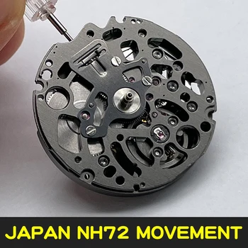Nh72a Judėjimo Japonija Originalus Prabangus Automatinis, Skeleto Mechaninė Nh72 Žiūrėti Judėjimo 24 Brangenybės Remonto Mod Pakeitimo