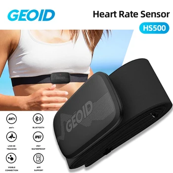 GEOID Širdies ritmo Jutiklis Dviračių Krūtinės Širdies ritmo Monitorius ANT+ Bluetooth IP67 atsparus Vandeniui Širdies ritmo Matuoklis 800h Ilgas Baterijos veikimo laikas