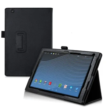 Ultra Slim Lankstymo PU Odos Sony Xperia Z1 Z2 Z4 10.1 colių Planšetinį kompiuterį Apversti Odos Stovėti Apsaugos Funda Tablet Atveju