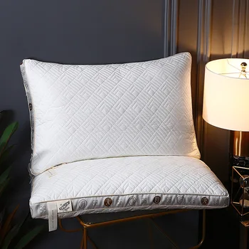 Naujas natūralios medvilnės, sojos pluošto pagalvę core pagalvės užvalkalas 48X74 penkių žvaigždučių viešbutis dovanų vieną sojos miego pagalvės