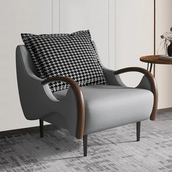 Modernus Minimalistinis Sofos Vieną Kambarį Laisvalaikio Kėdė Nordic Light Luxury Rankos Kėdės Balkonas Tingus Recliner