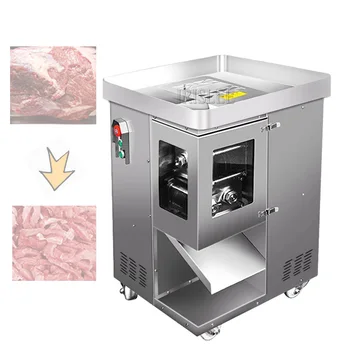 Nerūdijančio Plieno Elektrinis Mėsos, Daržovių Pjaustymo Šlifavimo Mašina Automatinė Peilis Mėsai, Mėsos Blokuoti Cutter Gabalas