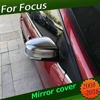 Matt silver galinio vaizdo Veidrodis Padengti dangteliai, Ford Focus MK2 MK3 RS ST 2008 m. 2013 m. 2014 2018 Pakeitimo Veidrodžio Dangtelis netinka 2019