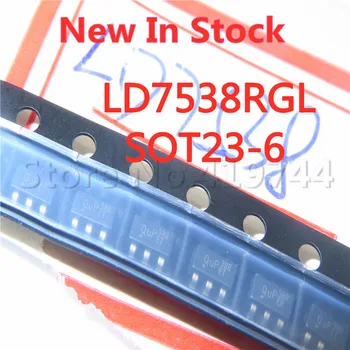 10VNT/DAUG Kokybės 100% LD7538RGL LD7538R LD7538 SOT23-6 (spausdinimo 38 38R) SMD LCD galia chip Sandėlyje Naujas Originalus