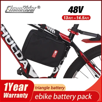 ES Tax Free E-bike Baterija 36V 48V 52V 20A 30A 40A BMS Elektrinio Dviračio Rėmo krepšys Ličio Li-ion Baterija 250W - 1500W BBS02