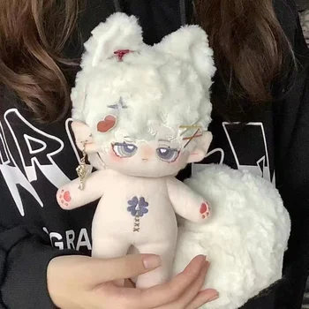 Nėra atributo White Fox Mielas Minkštas Pliušinis 20cm Sutffed Lėlės Dovanos, Žaislai Mergina Vaikų Žaislai Girl Anime Žaislai Paveikslas Dovanų