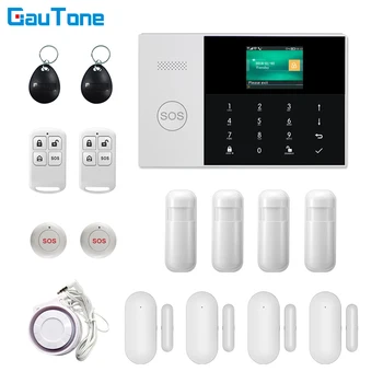GauTone WIFI+GSM GPRS APP Nuotolinio Valdymo Home/Office/Factory Belaidžio Saugumo nuo Įsilaužimo Signalizacijos Sistema, Skirta 