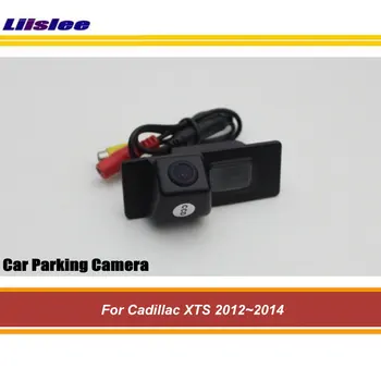 Už Cadillac XTS 2012 m. 2013 m. 2014 m. Automobilio Galinio vaizdo Kamera Galinio Auto Reikmenys HD CCD NTSC (RAC), Integruota Brūkšnys Cam Rinkinys