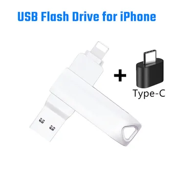 Pen Drive 64GB OTG 128GB C Tipo USB 3.0 Flash Drive 