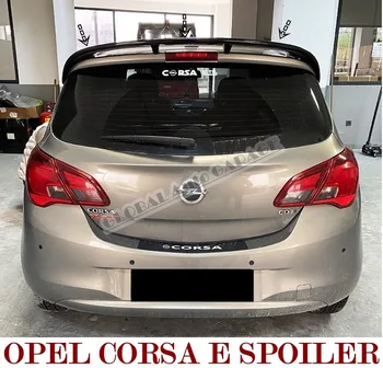 Opel Corsa E Spoileris 2014-2019 Auto Aksesuaras Universalūs Spoileriai Automobilio Antenos Automobilių Stilius Difuzorius Atvartais Splitter Juoda Apdaila