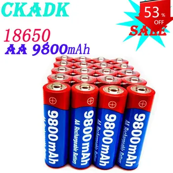 2022New2 ~ 20Stks/partij Merk Aa Oplaadbare Batterij 9800Mah 1,5 V Nieuwe Šarminis Batery Voor Led Šviesos Speelgoed Mp3