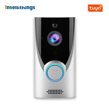 Intellithings Tuya WiFi Smart Video Doorbell Kamera, Infraraudonųjų Spindulių Naktinio Matymo Remote Capture 